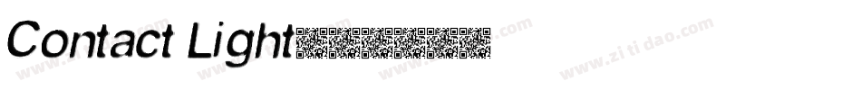 Contact Light字体转换